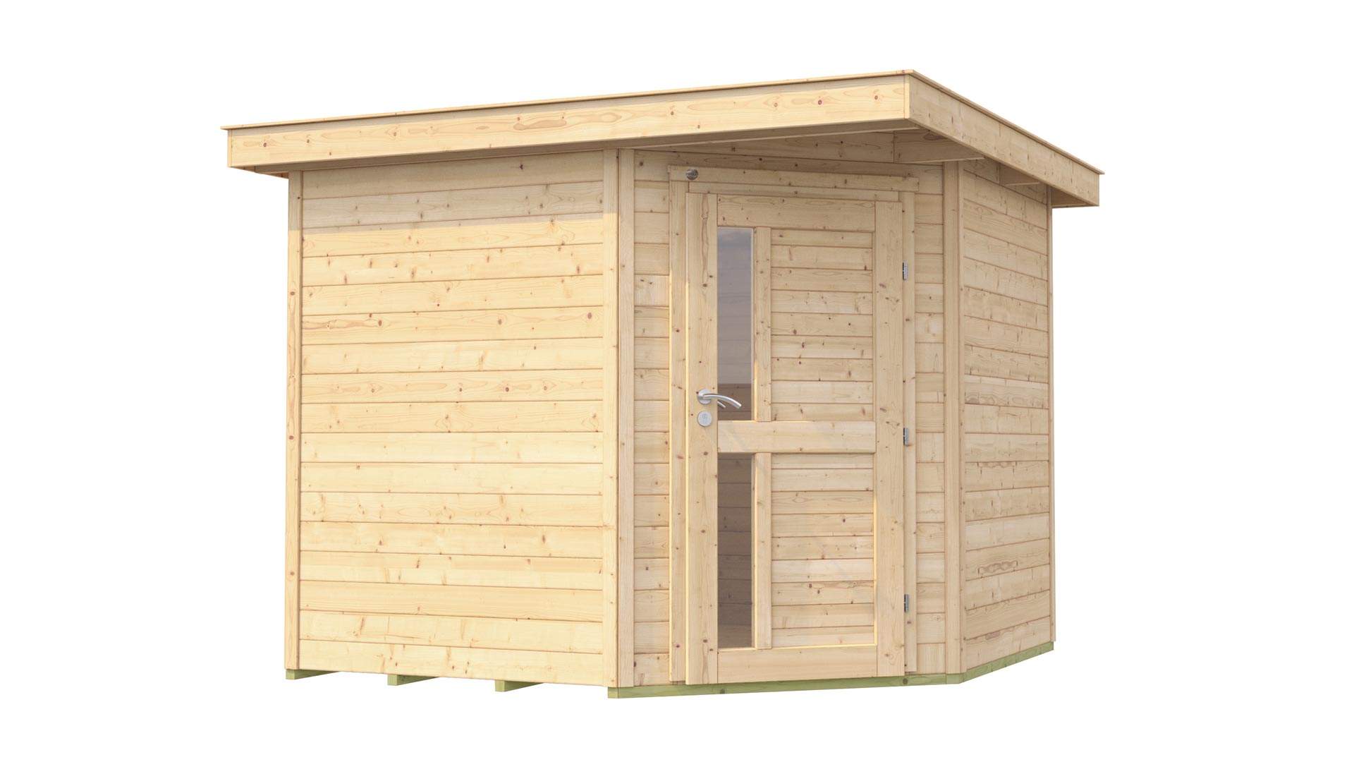 Szerszámtároló faház lapostetős Weka229 - Image 9