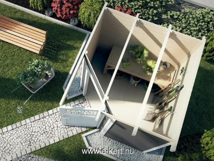 Szerszámtároló faház lapostetős Weka229 - Image 2