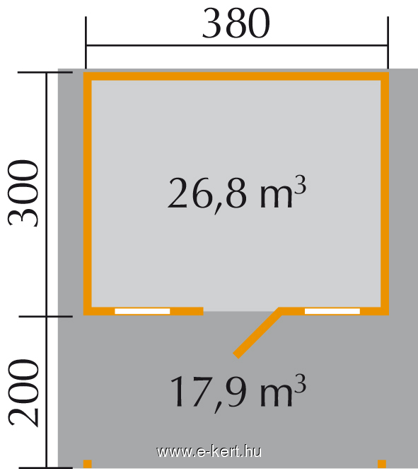 Weka faház gerendaház 6méretben typ135 - Image 8
