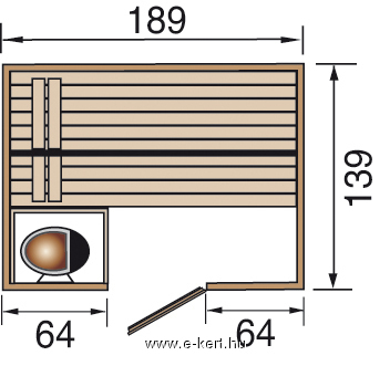 Weka szauna Oslo II.