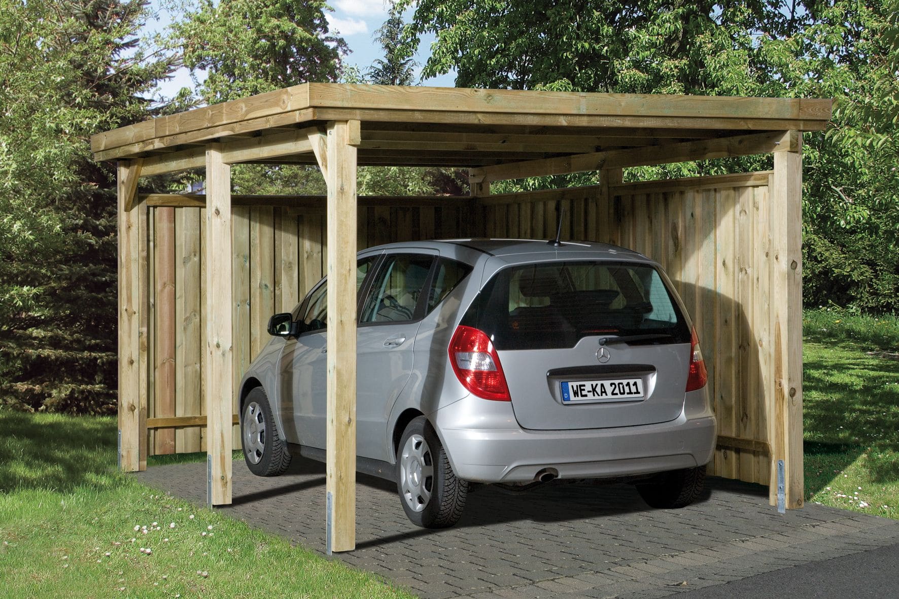 Garázs oldalfal impregnált 181x180cm/20mm - Image 3