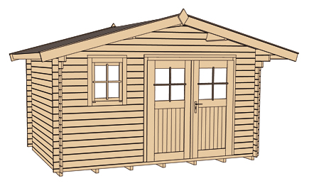 Weka faház gerendaház 136 - Image 10