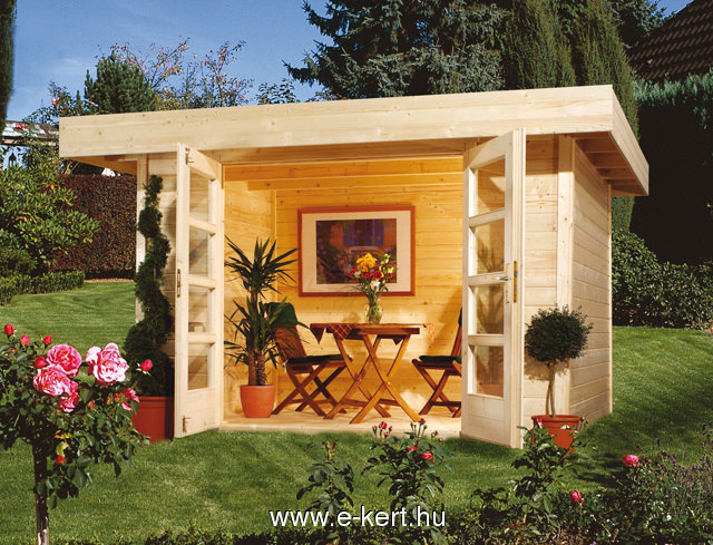 Faház lapostetős egyedi kivitel