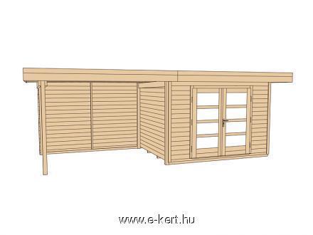 Weka faház terasszal