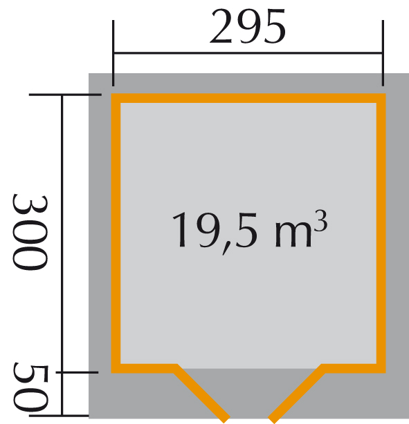 Faház Weka designhaus 126 kerti tároló - Image 3