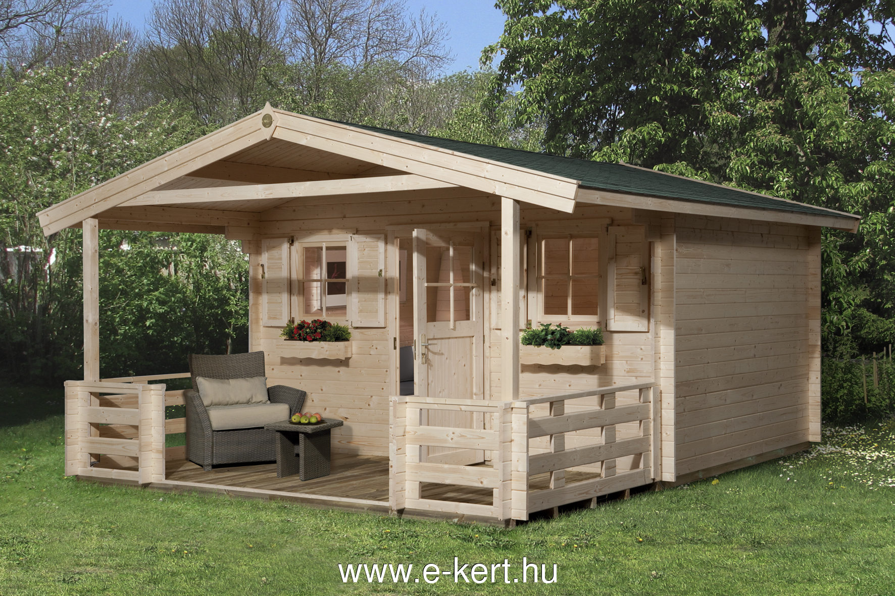 Gerendaház opcionális terasszal