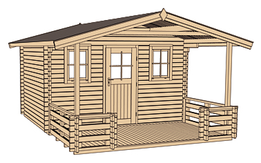 Faház Weka gerendaház Söhren138 - Image 6