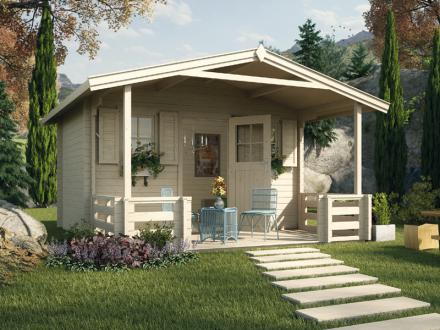 Gerendaház terasszal Weka 138