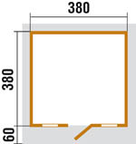 Faház 138.3838.10.00 alaprajza
