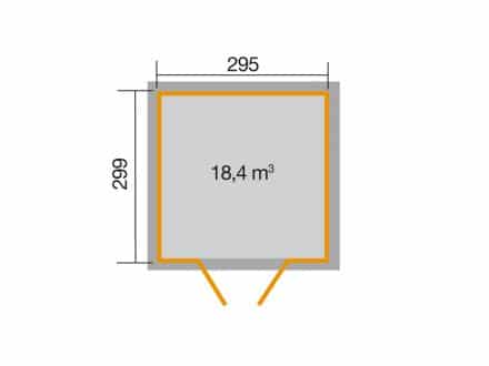 Szerszámtároló faház Weka 226 - Image 8