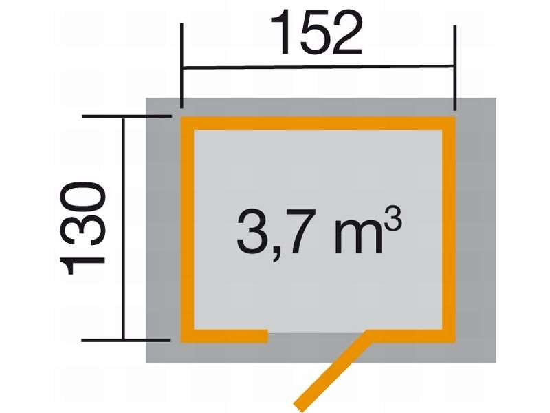 Olcsó szerszámos faház Weka 317.1503.
