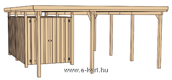 Nyitott garázs Weka autóbeálló 607/5260 - Image 3