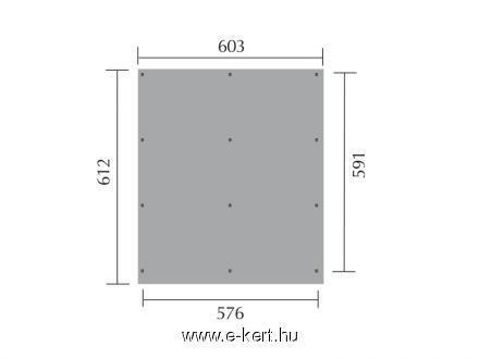 Duo Carport nyitott garázs 618