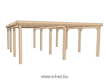 Dupla nyitott garázs Optima Duo L