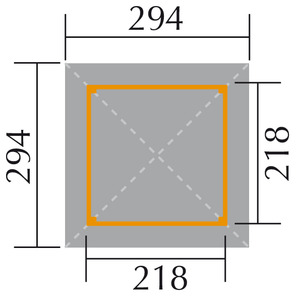 Kerti pavilon Weka szaletli 651.29 - Image 2