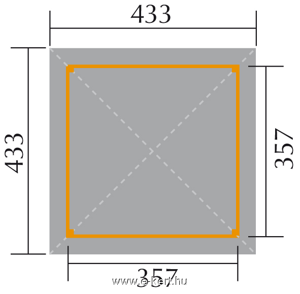 Kerti pavilon Weka lugas 651.43 - Image 3