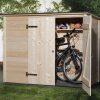 Kukatároló biciklitároló kerti szekrény