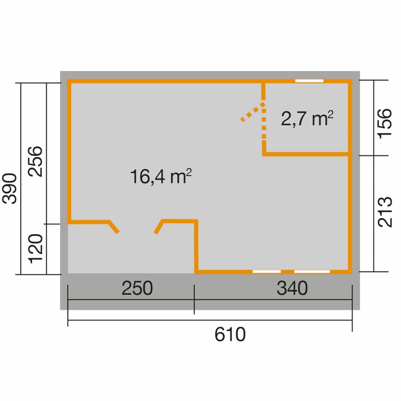 Hétvégi faház Homeoffice gerendaház709 - Image 11