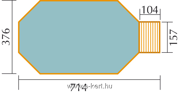 Kerti medence Korfu - Image 2