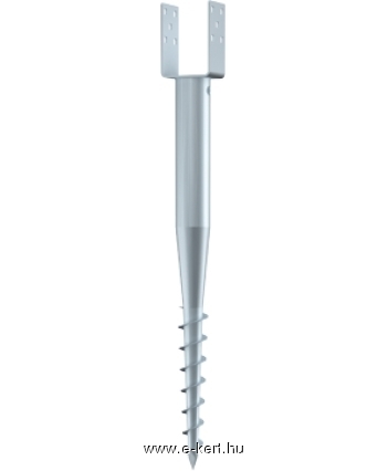 Garázs pillér rögzítése talajcsavarral