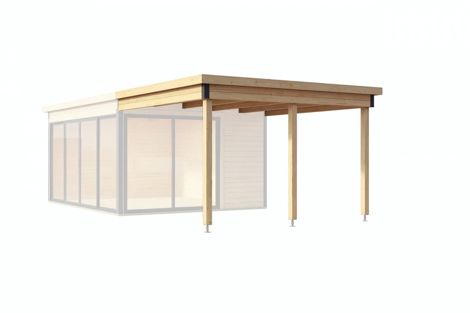 Faház oldaltetővel Weka 412