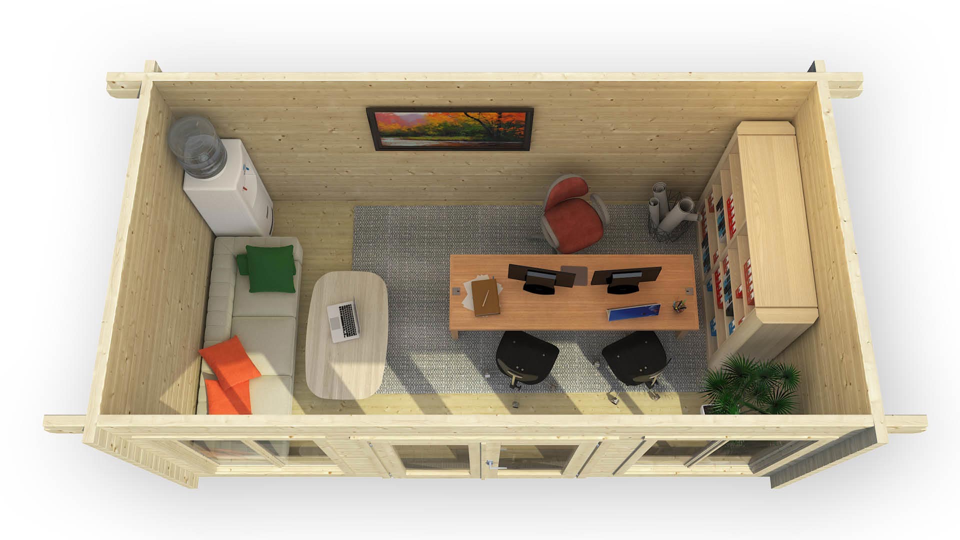 Hétvégi faház Homeoffice gerendaház709 - Image 4