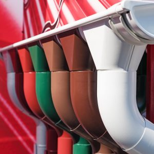 Esővíz elvezető csatorna faházakhoz